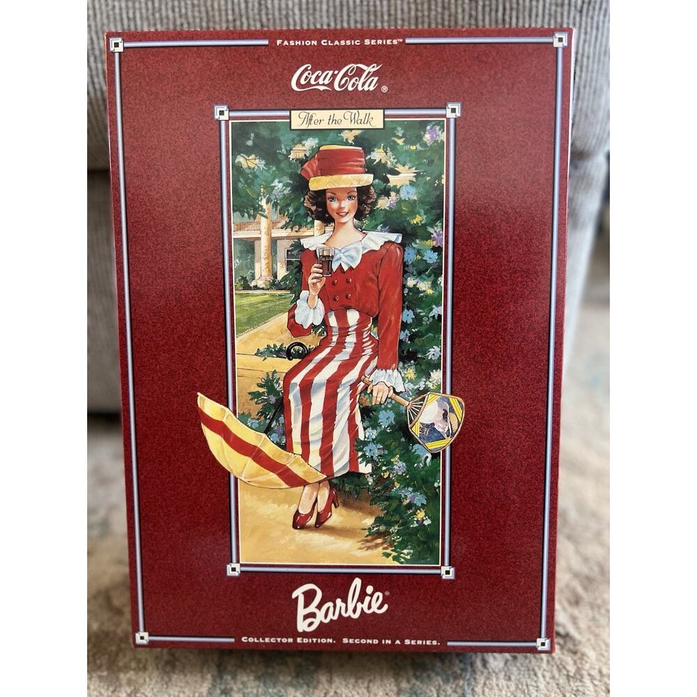 VTG BARBIE Doll 1997 After The Walk Coca Cola Collector Series Mattel 17341 NRFB
